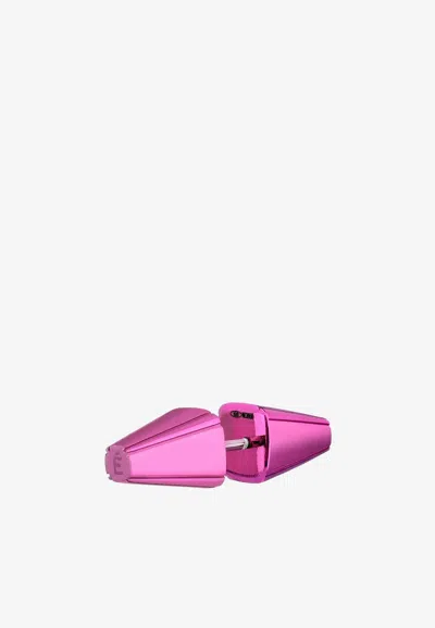 Eéra Special Order - Piercing Stud Earring In 18-karat Gold In Fuchsia