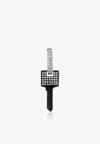 Eéra Special Order - Small Key Single Earring In 18-karat Black Gold With Diamonds In Black
