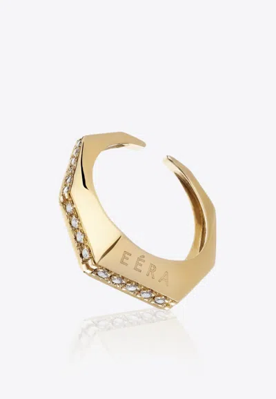 Eéra Special Order - Small Sabrina Single Ear-cuff In 18k Yellow Gold With Diamonds