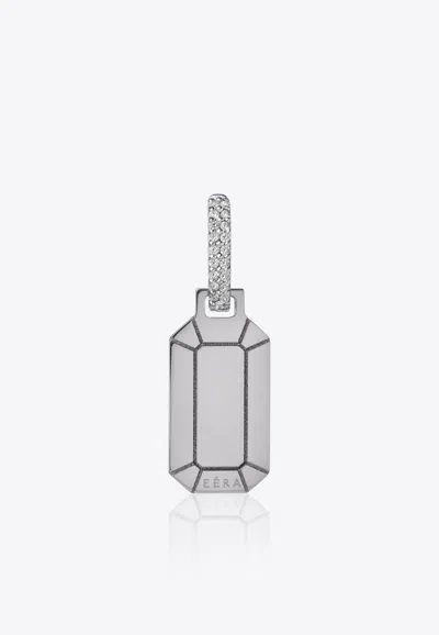 Eéra Special Order - Small Tokyo Single Earring In 18k In White Gold