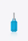 Eéra Special Order - Small Tokyo Single Earring With Diamonds In Blue