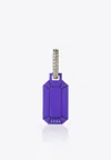 Eéra Special Order - Small Tokyo Single Earring With Diamonds In Purple