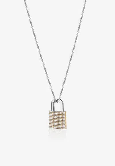 Eéra Special Order - 18-karat Yellow Gold Lock Necklace With Diamonds