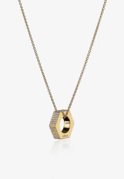 Eéra Special Order - Bullone Necklace In 18-karat Yellow Gold With Diamonds