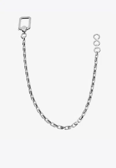 Eéra Special Order - Clip-on Reine Chain In Silver In Pattern