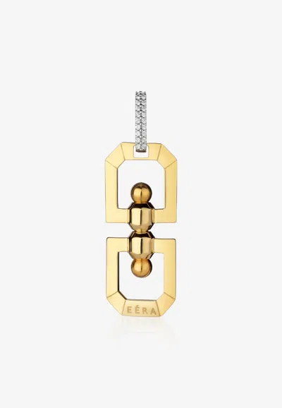 Eéra Special Order - Double Eye Earring In 18-karat Yellow Gold With Diamonds