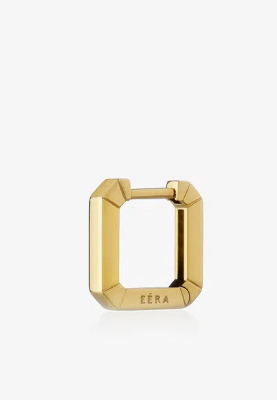 Eéra Special Order - Mini Eéra Single Hoop Earring In 18-karat Yellow Gold In White