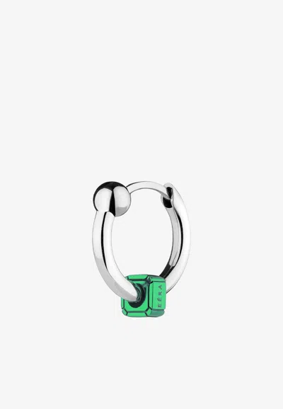 Eéra Special Order - Mini Piercing Hoop Earring In 18-karat Gold In Multi