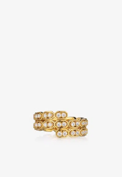 Eéra Special Order - Roma 18-karat Yellow Gold Diamond Ring In White
