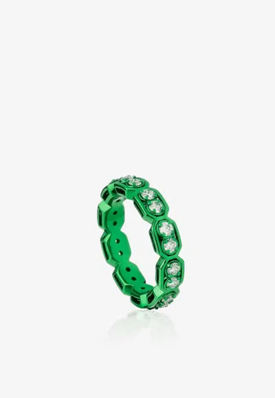 Eéra Special Order - Roma Diamond Ring In 18-karat Gold In Green