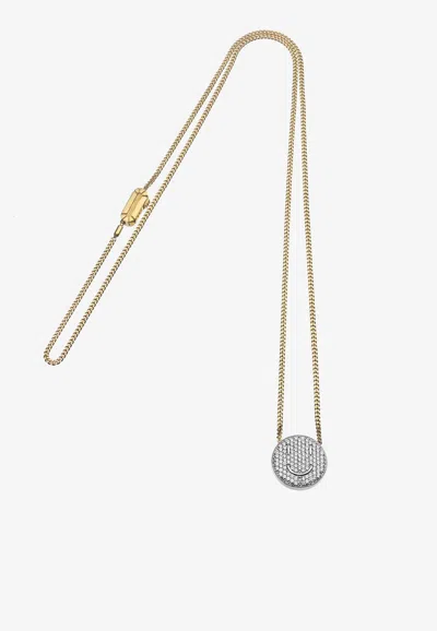 Eéra Special Order - Smile 18-karat White Gold Necklace With Diamonds