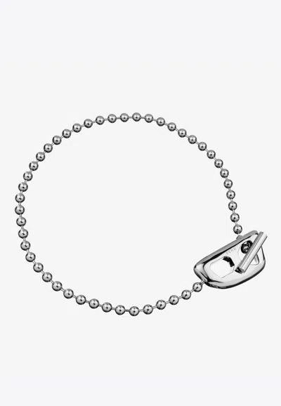 Eéra Special Order - Stone Necklace In Silver In Gray