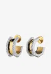 Eéra Tubo 18-karat Yellow Gold Earrings With Diamonds In Gold