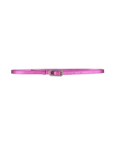 Eéra Eéra Woman Belt Fuchsia Size 34 Leather In Pink