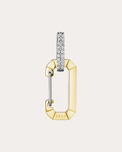 Eéra Women's Diamond & 18k Gold Two-tone Big Chiara Hoop Earring