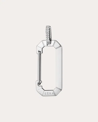 Eéra Women's Diamond Big Chiara Drop Earring In White