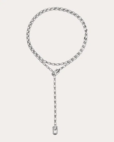 Eéra Women's Reine Rosary Clasp Necklace In White