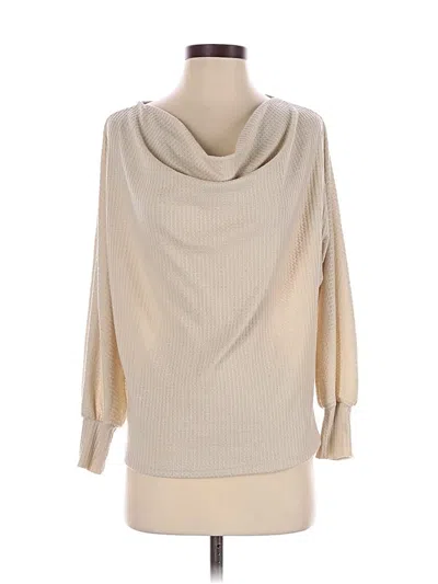 Pre-owned Eesome 3/4 Sleeve Blouse In Ivory