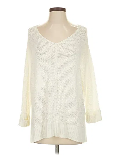 Pre-owned Eesome 3/4 Sleeve T-shirt In White