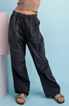 Eesome Barclay Mineral Wash Pant In Black In Black