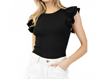 Eesome Candace Bodysuit In Black In Multi