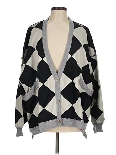 Pre-owned Eesome Cardigan Sweater In Gray
