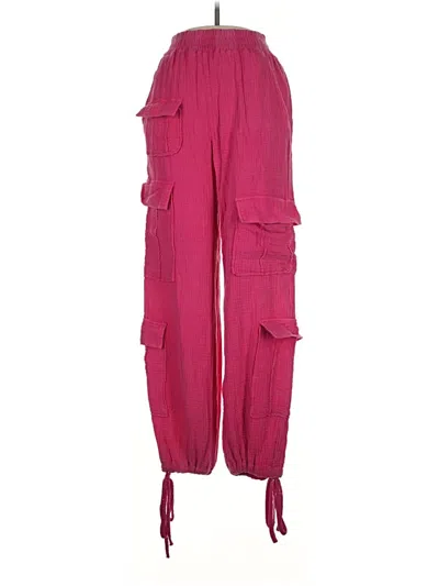 Pre-owned Eesome Cargo Pants In Pink