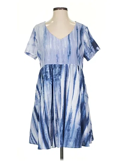 Pre-owned Eesome Casual Dress In Blue