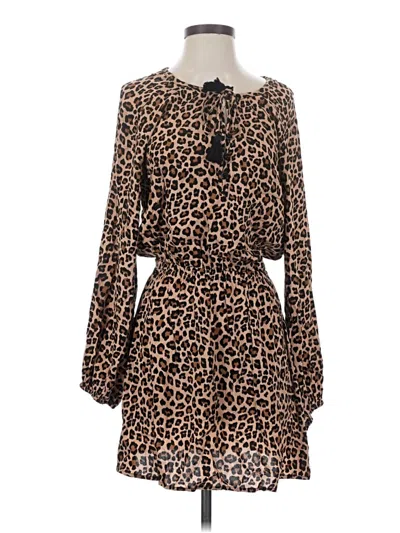 Pre-owned Eesome Casual Dress In Brown