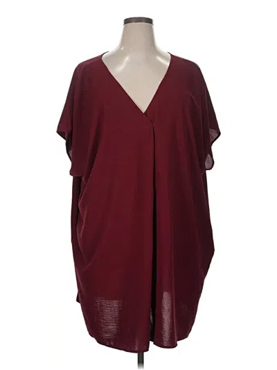 Pre-owned Eesome Casual Dress In Burgundy
