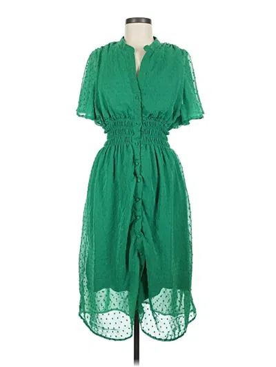 Pre-owned Eesome Casual Dress In Green