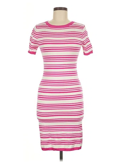 Eesome Casual Dress In Pink
