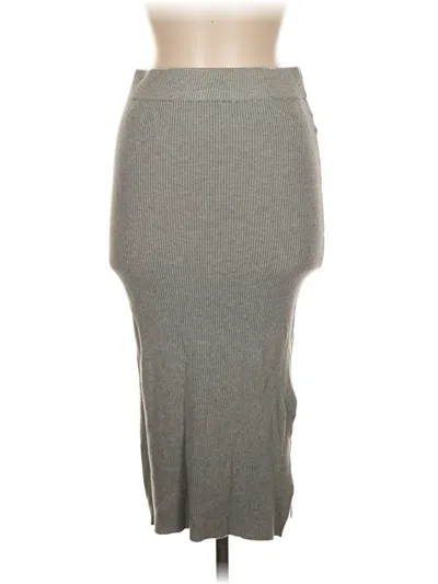 Pre-owned Eesome Casual Skirt In Gray