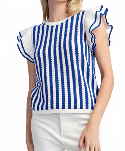 Eesome Catch Me Later Top In Blue