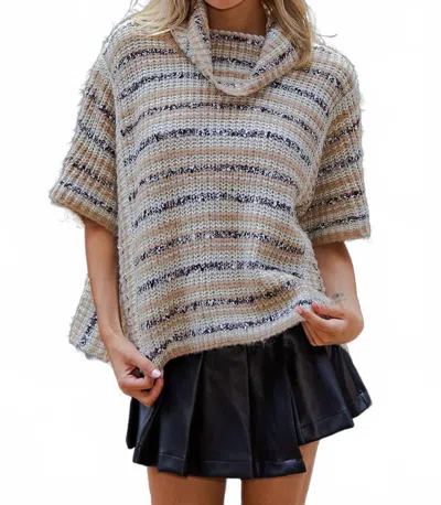 Eesome Cathlena Striped Sweater In Pattern In Multi