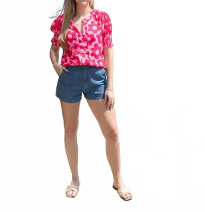 Eesome Classic And Cool Shorts In Mineral Wash In Blue
