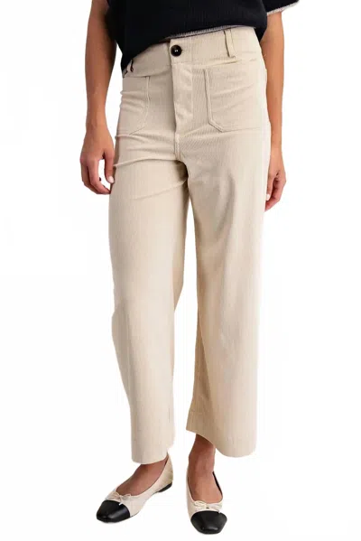 Eesome Corduroy Patch Pocket Pant In Sand In Neutral