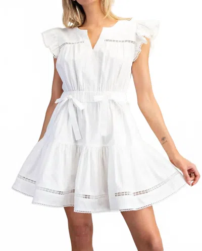 Eesome Della Short Dress In Off White