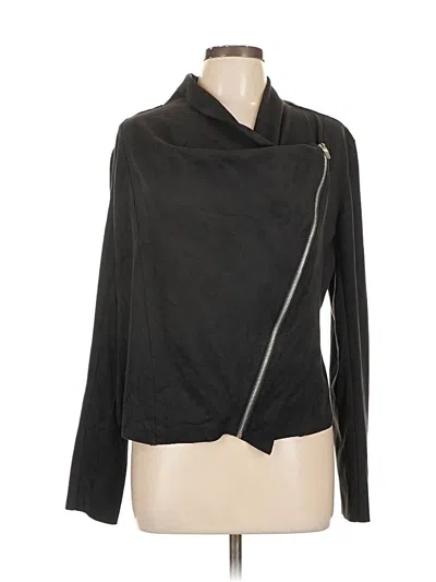 Eesome Faux Leather Jacket In Black