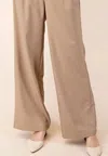 Eesome Game Changer Straight Leg Pants In Coco In Brown