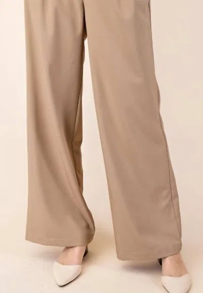Eesome Game Changer Straight Leg Pants In Coco In Brown