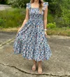 Eesome If We Ever Broke Up Midi Dress In Blue In Blue