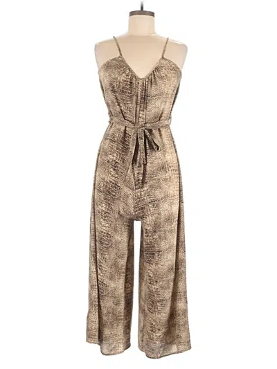 Pre-owned Eesome Jumpsuit In Tan