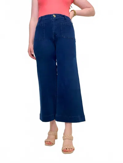 Eesome Lilibet High Waisted Stretch Jeans In Mid-dark Wash In Multi