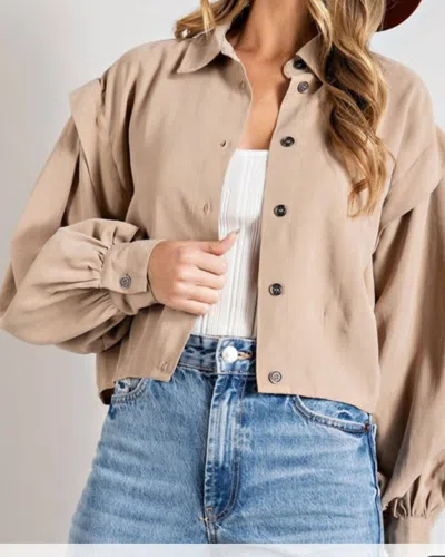 Eesome Madison Jacket In Coco In Brown