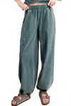 Eesome Noa Pocket Jogger Pants In Teal In Blue