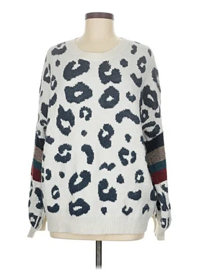 Pre-owned Eesome Pullover Sweater In White