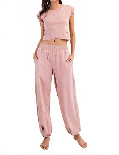Eesome Ria Rose Pant In Pink