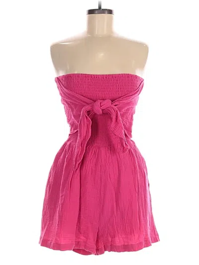 Pre-owned Eesome Romper In Pink