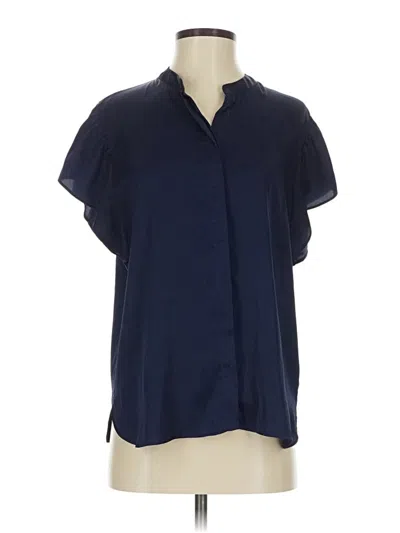 Pre-owned Eesome Short Sleeve Blouse In Blue